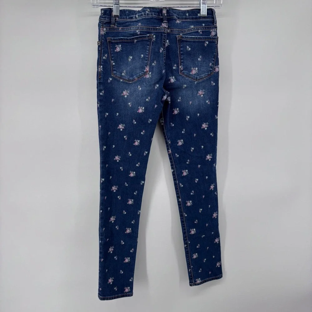 GAP Dark‎ Blue Kids Jeans with Floral Design